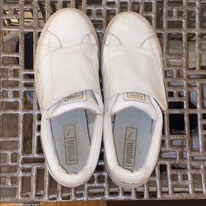 Puma Velcro White Sneakers 🤍🐆